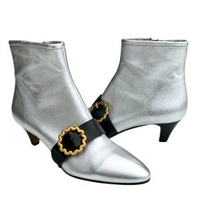 See by Chloe Silver Booties